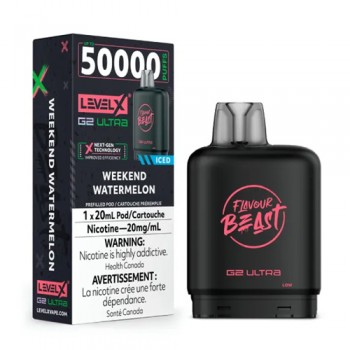 Level X Ultra Weekend Watermelon Iced 50k 20mg
